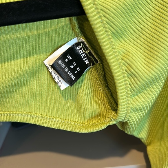 SHEIN green long sleeve shrug top size M - Picture 2 of 3